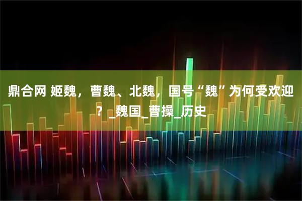 鼎合网 姬魏，曹魏、北魏，国号“魏”为何受欢迎？_魏国_曹操_历史